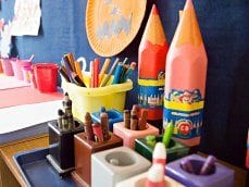 Arts & Crafts in the Arts room at Lollipop Nursery Sharjah Arts & Crafts in the Arts room at Lollipop Nursery Sharjah