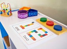 Fine Motor center at Lollipop Nursery Sharjah Fine Motor center at Lollipop Nursery Sharjah