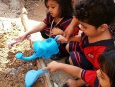 Gardening at Lollipop Nursery